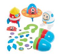 Baker Ross FX530 Solar System Egg Kits - Pack of 8, Egg Arts and Craft Kits for Kids
