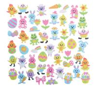 Baker Ross FX536 Easter Felt Stickers - Pack of 100, Easter Embellishments for Kids Crafts