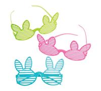 Baker Ross FX550 Bunny Glasses - Pack of 6, Easter Party Bag Fillers for Kids