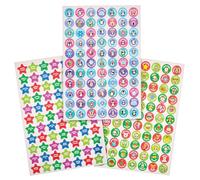 Baker Ross FX730 Christmas Reward Stickers - Pack of 600, Stickers for Christmas Party Bags and Stockings