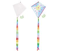 Baker Ross FX737 Fabric Kites - Pack of 2, Make Your Own Kite Kit for Kids