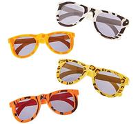 Baker Ross FX821 Safari Print Fun Shades - Pack of 4, Party Bag Fillers for Kids