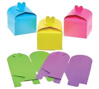 Baker Ross FX946 Heart Gift Boxes - Pack of 10, Valentines Day Gift Boxes for Crafts