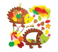 Baker Ross Hedgehog Dreamcatcher Kits, Arts and Crafts for Kids (Pack of 4)