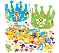 Baker Ross Holy W rowns - Pack of 3, Christian Easter Crafts for Kids (AX815)
