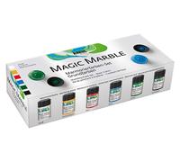 Baker Ross Magic Marbling Ink to Create Amazing Patterns -20ml per bottle (Set o