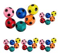 Baker Ross P2609 Football High Bounce Bouncy Jet Balls (Pack Of 30) For Kids Party Bag Fillers