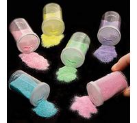 Baker Ross Pastel Glitter Shakers - Pack of 6, Easter Crafts, Craft for Kids (AX703)