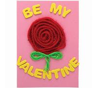 Baker Ross Valentine Greeting Cards - Pack of 18, Art Supplies for Children Card Making Activities (FC303)