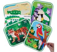 Baker Ross VC112 Animal Anatomy Sticker Kits - Pack of 8, Educational Animal Crafts