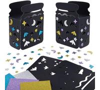 Baker Ross VC162 Firefly Lantern Kits - Pack of 4, Firefly Paper Lantern Crafts