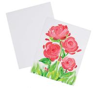 Baker Ross VC195 Canvas Textured Paper 280gsm - Pack of 10, Canvas-Feel Art Sheets