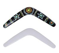 Baker Ross VC234 Design Your Own Boomerangs - Pack of 6, Decorate-Your-Own Plastic Boomerangs