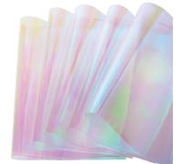 Baker Ross WA147 Iridescent Cellophane A4 Sheets - Pack of 36, Shimmer Craft Cellophane for Kids, Arts and Crafts Supplies