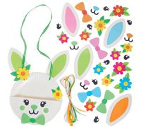 Baker Ross WA157 Easter Bunny Sweet Treats Holder Kits - Pack of 4, Fun Craft Kits for Easter Gift Holders