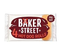 Baker Street 4 Hot Dog Rolls, 250g