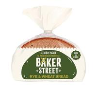 Baker Street Rye Wheat Bread 8 Slices 500g Pack of 1 Medium Sliced Sourdough Loaf Long Life with Welari Thank You Card | (1pack) (500g)
