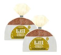 Baker Street Seeded Rye Bread 500g Pack of 2 Sliced Sourdough Loaf Long Life Sunflower Berley Oats Wholemeal with Welari Thank You Card | (2pack) (1000g)