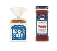 Baker Street White Bread 1 Pc. 550g & St. Dalfour Strawberry Spread 1 Pc. 284g
