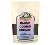 Bakerdale Black Cookie Crumbs Chocolate Dirt for Crust, Garnish, and Toppings.