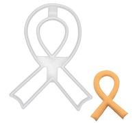 BAKERLOGY Awareness Ribbon Cookie Cutter - Detailed Biscuit Cutter Design for Baking and Crafts, Ideal on Fondant, Dough, Clay