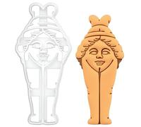 BAKERLOGY Baubo Cookie Cutter - Greek Mythology and Feminist Symbol Biscuit Cutter, Bold Fondant Stamp for Goddess Baking, Female Empowerment Crafts with Intricate Detail