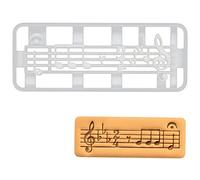 BAKERLOGY Beethoven 5th Symphony Cookie Cutter - Detailed Biscuit Cutter Design for Baking and Crafts, Ideal on Fondant, Dough, Clay
