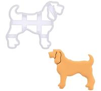 BAKERLOGY Bloodhound Body Cookie Cutter - Bake Hound Dog Biscuit Treats, Scent Tracker Dog, Sleuth-Hound, Chien de St. Hubert, Ideal for Baking, Fondant, Craft