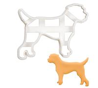 BAKERLOGY Border Terrier Silhouette Cookie Cutter - Detailed Biscuit Cutter Design for Baking and Crafts, Ideal on Fondant, Dough, Clay