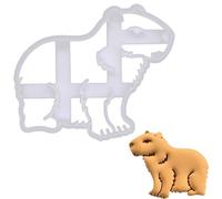 BAKERLOGY Capybara Cookie Cutter - Detailed Biscuit Cutter Design for Baking and Crafts, Ideal on Fondant, Dough, Clay