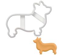 BAKERLOGY Corgi Pembroke Silhouette Cookie Cutter - Detailed Biscuit Cutter Design for Baking and Crafts, Ideal on Fondant, Dough, Clay