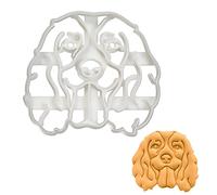 BAKERLOGY English Springer Spaniel Face Cookie Cutter - Detailed Biscuit Cutter Design for Baking and Crafts, Ideal on Fondant, Dough, Clay