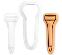 BAKERLOGY Golf Tee Mini Cookie Cutter & Stamp Set - Golf Party Fondant Embosser for Cookies, Cupcake Toppers, Golfer Birthday, Father’s Day, Retirement, Country Club & Tournament Baking