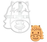 BAKERLOGY Goofy Horse Cookie Cutter - Detailed Biscuit Cutter Design for Baking and Crafts, Ideal on Fondant, Dough, Clay