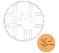 BAKERLOGY Halloween Witch Cookie Cutter - Detailed Biscuit Cutter Design for Baking and Crafts, Ideal on Fondant, Dough, Clay