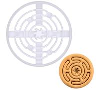 BAKERLOGY Hecates Wheel Cookie Cutter - Detailed Biscuit Cutter Design for Baking and Crafts, Ideal on Fondant, Dough, Clay