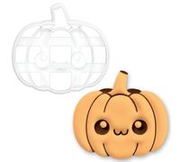 BAKERLOGY Kawaii Pumpkin Cookie Cutter, Halloween Fall Baking | Cute autumn cookies, Halloween party, Thanksgiving, harvest season, pumpkin patch, novelty cake topper