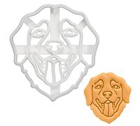 BAKERLOGY Labrador Retriever Face Cookie Cutter - Detailed Biscuit Cutter Design for Baking and Crafts, Ideal on Fondant, Dough, Clay