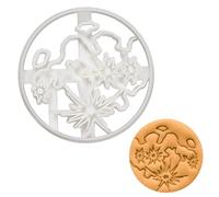 BAKERLOGY Moon Craters Cookie Cutter - Detailed Biscuit Cutter Design for Baking and Crafts, Ideal on Fondant, Dough, Clay