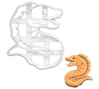 BAKERLOGY Moray EEL Cookie Cutter - Detailed Biscuit Cutter Design for Baking and Crafts, Ideal on Fondant, Dough, Clay