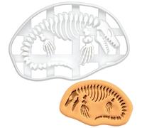 BAKERLOGY Mosasaurus Fossil Cookie Cutter - Bake Dinosaur Treats - Detailed Biscuit Cutter Design for Baking and Crafts, Ideal on Fondant, Dough, Clay