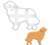 BAKERLOGY Newfoundland Dog Body Cookie Cutter - Detailed Biscuit Cutter Design for Baking and Crafts, Ideal on Fondant, Dough, Clay