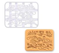 BAKERLOGY Ophelia Cookie Cutter - Shakespeare-Inspired Design for Artistic Biscuits, Literature Lovers & Romantic Baking Crafts