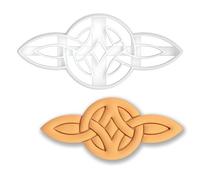 BAKERLOGY Serch Bythol Celtic Knot Cookie Cutter - Eternal Love Symbol for Wedding, Anniversary, Valentine’s, Celtic Heritage & Friendship Baking