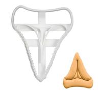 BAKERLOGY Shark Tooth Cookie Cutter - Detailed Biscuit Cutter Design for Baking and Crafts, Ideal on Fondant, Dough, Clay