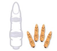 BAKERLOGY Small Witch Finger Cookie Cutter - Creepy Halloween Fondant & Biscuit Mould for Creative Bakers & Spooky Party Treats