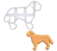 BAKERLOGY St Bernard Body Cookie Cutter - Detailed Biscuit Cutter Design for Baking and Crafts, Ideal on Fondant, Dough, Clay