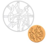 BAKERLOGY Woodland Fairy Cookie Cutter - Detailed Biscuit Cutter Design for Baking and Crafts, Ideal on Fondant, Dough, Clay