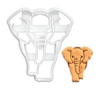 BAKERLOGY Young Elephant Cookie Cutter - Detailed Biscuit Cutter Design for Baking and Crafts, Ideal on Fondant, Dough, Clay