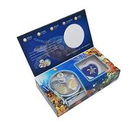 Bakermiche Make a Wish Pearl Necklace Turtle Cage Locket Oyster Pearl Necklace Kit Wish Pearl Love Creations Kit Wish Pearl Gift Box for Adults Kids